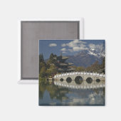 Aimant CHINE, province du Yunnan, Lijiang. Ancien Lijiang (Recto/Verso)