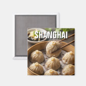 Aimant Chine Shanghai Xiaolongbao (Recto/Verso)