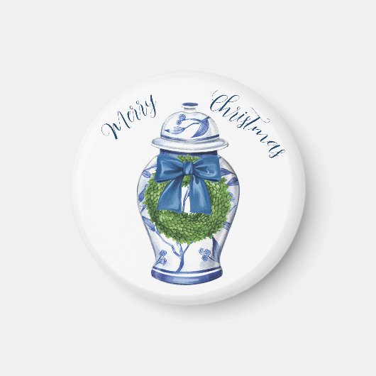 Aimant Chinoiserie Ginger Jar Christmas (Devant)