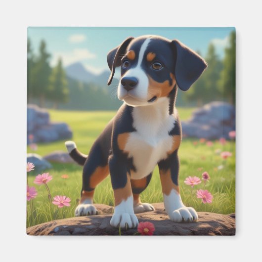 Aimant Chiot (Devant)
