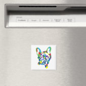 Aimant chiot bouledogue français (In Situ (Lave-vaisselle))