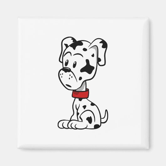 Aimant Chiot dalmate (Devant)