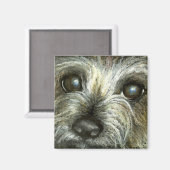 Aimant Chiot de Cairn terrier (Recto/Verso)