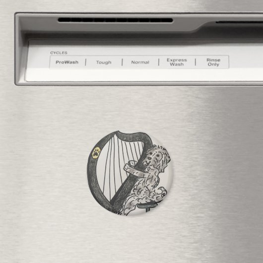 Aimant Chiot de harpe (In Situ (Lave-vaisselle))