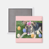 Aimant Chiot de Pâques allemand (Recto/Verso)