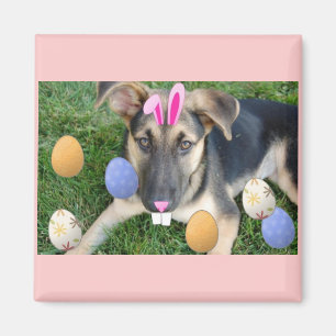 Aimant Chiot de Pâques allemand