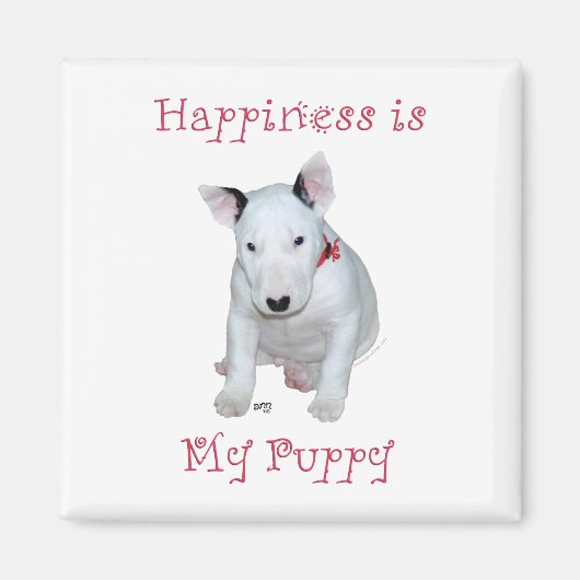Aimant Chiots Bull Terrier (Devant)