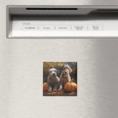 Aimant Chiots de lévrier d'Irlande Délice d'automne Citro (In Situ (Lave-vaisselle))