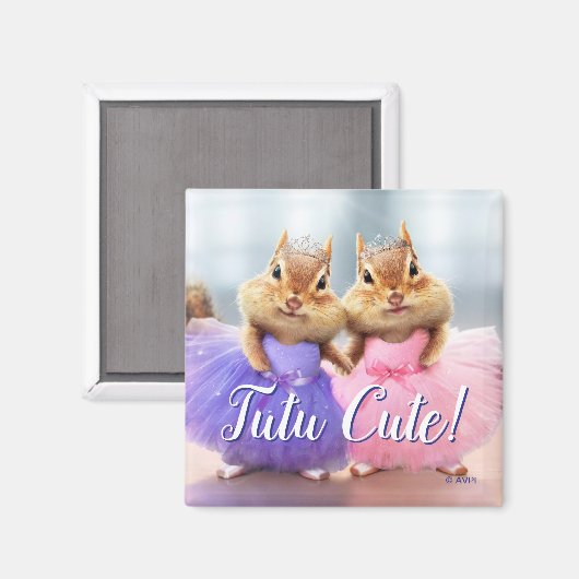Aimant Chipmunk Ballerina Duo (Recto/Verso)