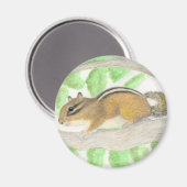 Aimant Chipmunk dans l'arbre Apple (Recto/Verso)