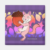 Aimant Chipmunk joyeux - (Devant)