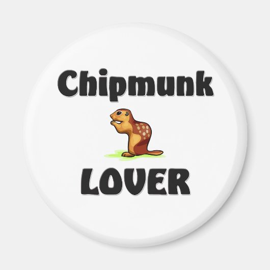 Aimant Chipmunk Lover (Devant)