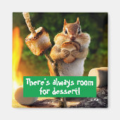 Aimant Chipmunk Manger Marshmallow (Devant)