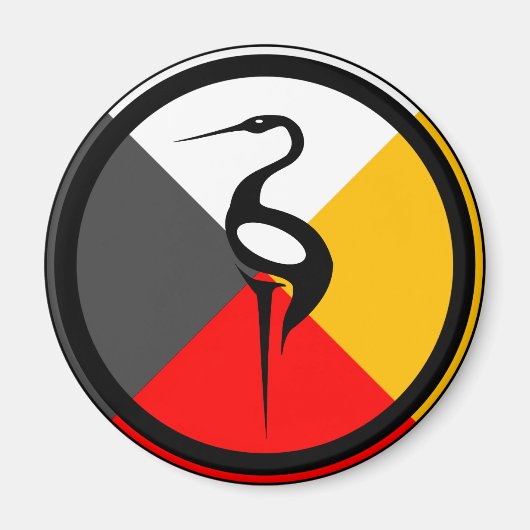 Aimant Chippewa Dodem Ajijaak (Devant)