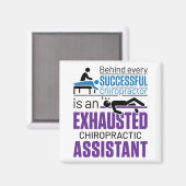 Aimant Chiropratique Assistant Chiropraticien Drôle Dire (Recto/Verso)