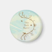 Aimant Chirpe Bleue Bébé, Sourire, Répéter (Devant)