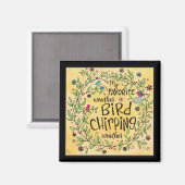 Aimant Chirping d'oiseaux Météo (Recto/Verso)