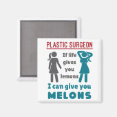 Aimant Chirurgien Plastique Si La Vie Vous Donne Citrons (Recto/Verso)