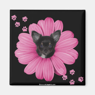 Aimant Chiwawa astucieux adorable mignon de ciel