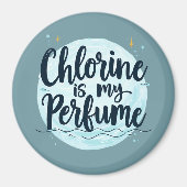 Aimant Chlorine Est Ma Citation De Nage Drôle De Parfum (Devant)