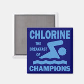 Aimant Chlorine Le petit déjeuner des champions (Recto/Verso)