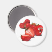 Aimant Choc de fraise (Recto/Verso)