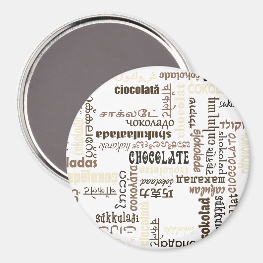 Aimant Chocolat (Recto/Verso)
