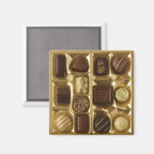 Aimant chocolat belge (Recto/Verso)