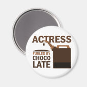 Aimant Chocolat cadeau de l'actrice (Recto/Verso)
