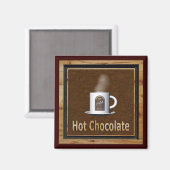 Aimant Chocolat chaud (Recto/Verso)