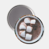 Aimant Chocolat chaud et cacao de marshmallows (Recto/Verso)
