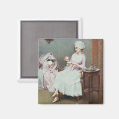 Aimant Chocolat chaud (huile sur toile) (Recto/Verso)