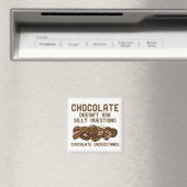Aimant Chocolat comprend l'aimant drôle du réfrigérateur (In Situ (Lave-vaisselle))