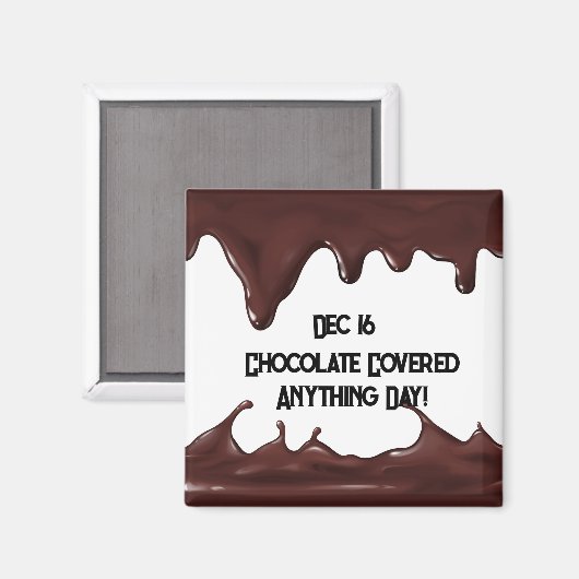 Aimant Chocolat couvert tous les jours (Recto/Verso)