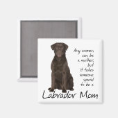 Aimant Chocolat Lab Maman (Recto/Verso)