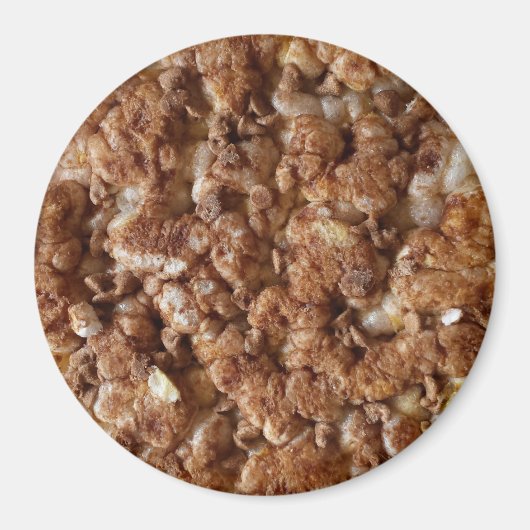 Aimant chocolate chip rice cake button (Devant)