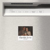 Aimant Chocolate Lovers Couple Established Photo Gift (In Situ (Lave-vaisselle))