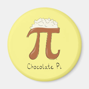 Aimant Chocolate Pi Day Symbol Math Teacher Funny