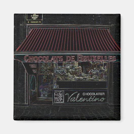 Aimant Chocolatier, Bruxelles, Belgique (Devant)