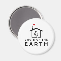 Choir du logo de la Terre - réfrigérateur