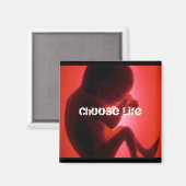 Aimant Choisir la vie (Recto/Verso)