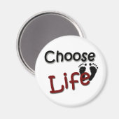 Aimant Choisir la vie (Recto/Verso)