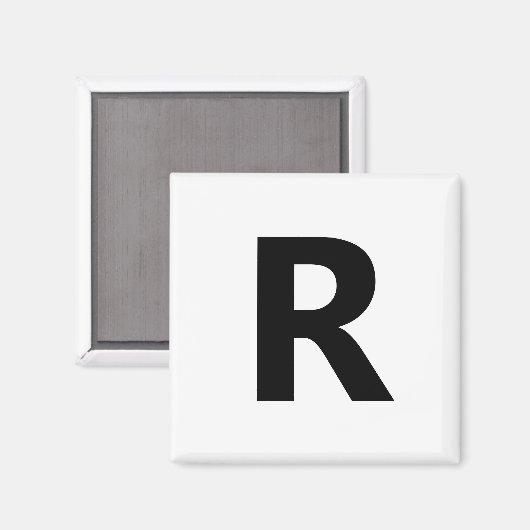 Aimant Choisir une lettre | Police : Ouvrir Sans Condensé (Recto/Verso)