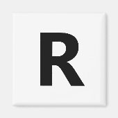 Aimant Choisir une lettre | Police : Ouvrir Sans Condensé (Devant)