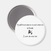 Aimant Choisir une petite amie ou Kendo (Recto/Verso)