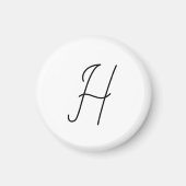 Aimant Choisissez votre propre lettre | Style de police : (Devant)