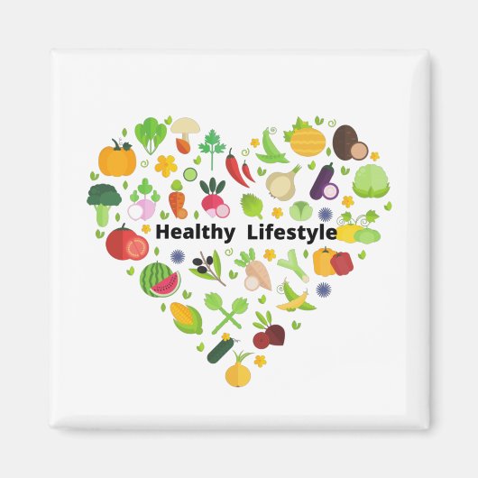 Aimant choix de mode de vie sain exercice T-shirt (Devant)