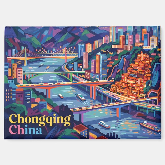 Aimant Chongqing Chine (Recto)