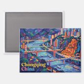Aimant Chongqing Chine (Recto/Verso)