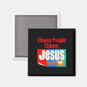 Aimant Choose Jésus (Recto/Verso)